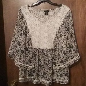 Torrid batwing style blouse
